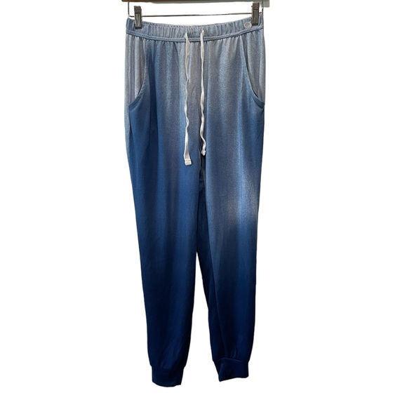 Born Dip-Dye Blue Ombré Pajama Lounge Pant - Picture 9 of 9